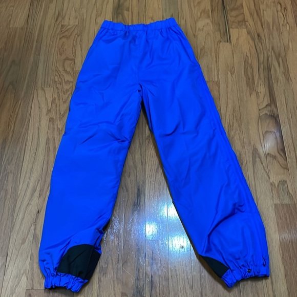 Columbia Sportswear Size Large Men’s Training Pant Full Leg Zip Blue Black Nylon - Picture 12 of 15